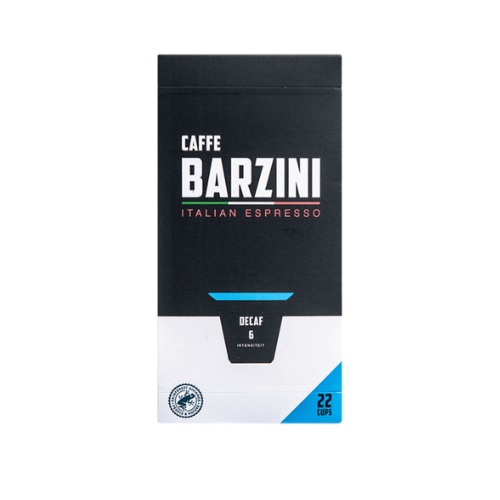 Barzini decaf koffiecapsules | KoffiePartners