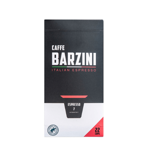 Barzini espresso koffiecapsules | KoffiePartners